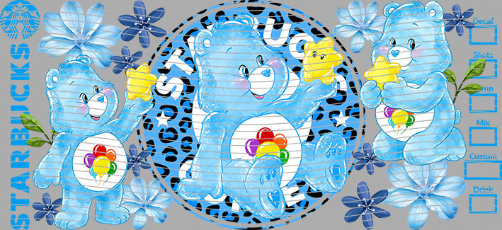 16oz Care Bears-Be-196
